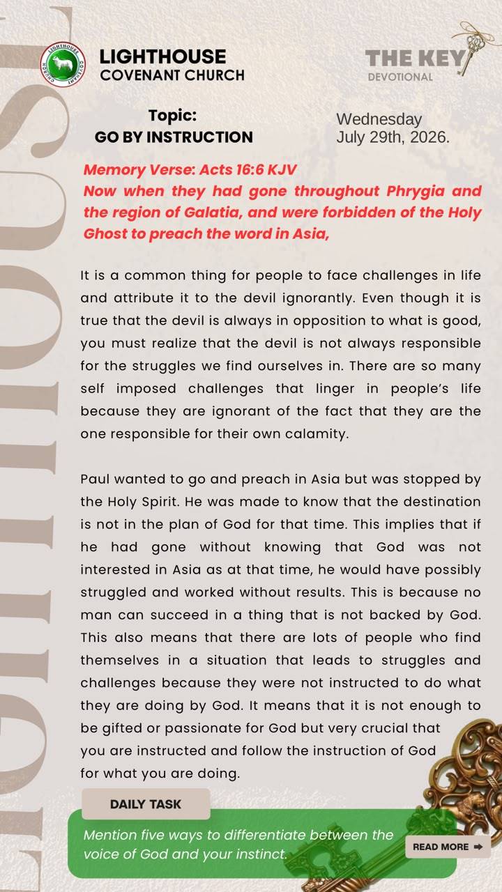 The Key Devotional