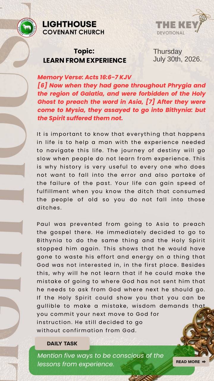 The Key Devotional