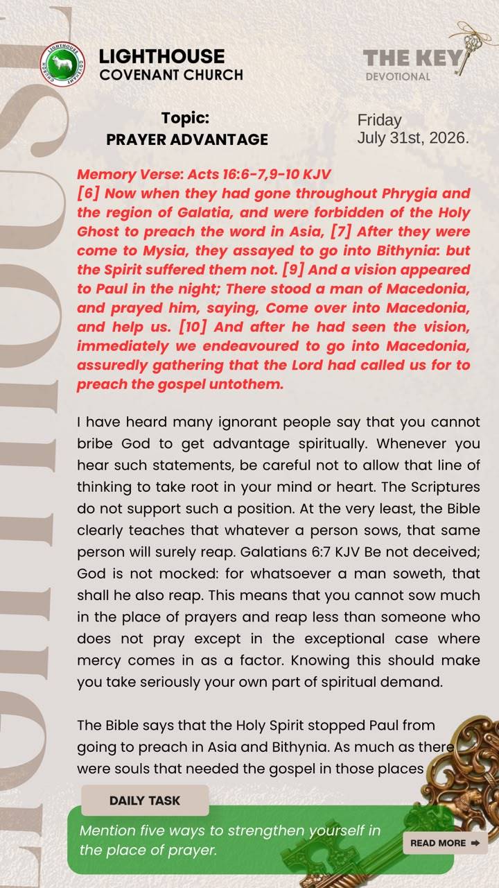 The Key Devotional