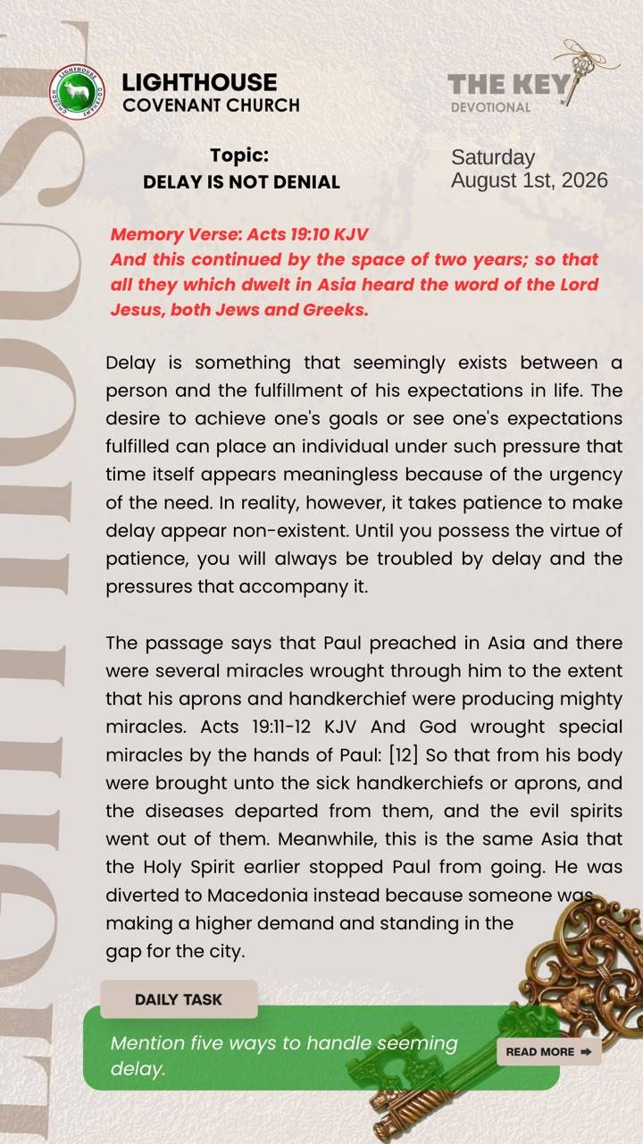 The Key Devotional