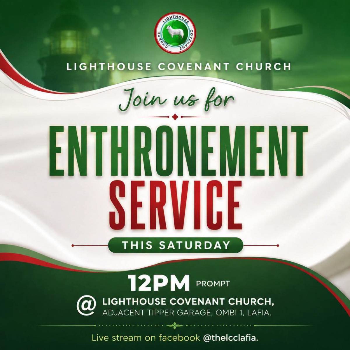Join us today by 12noon