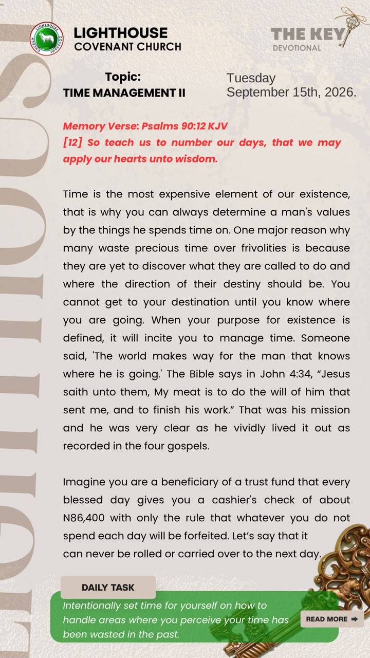 The Key Devotional