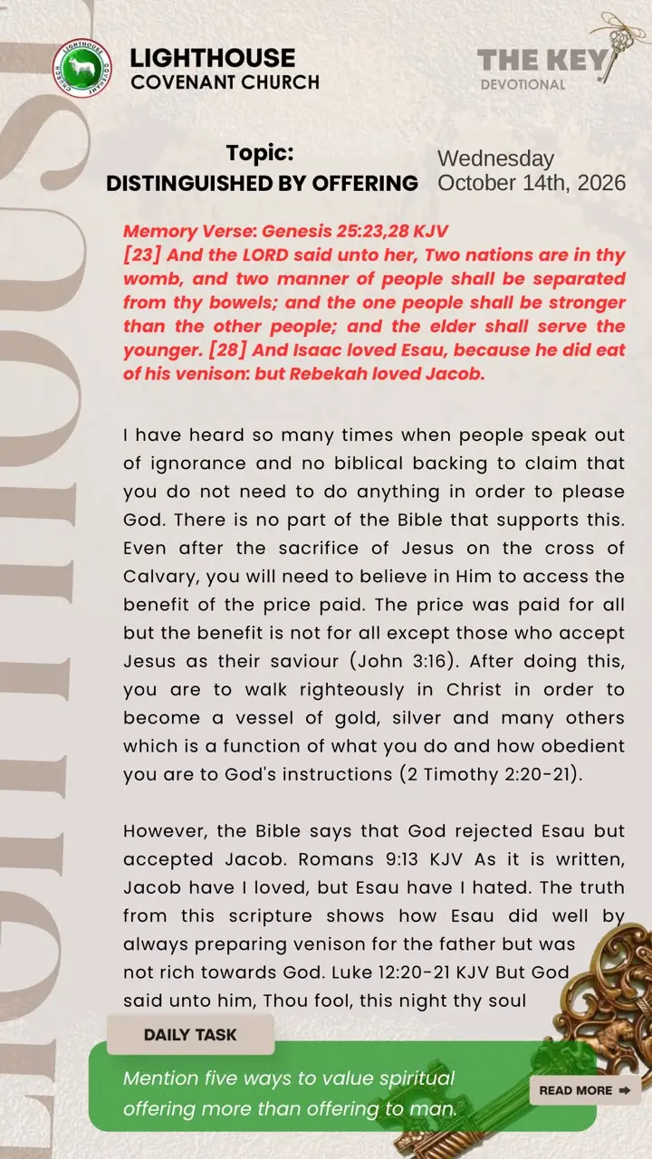 The Key Devotional