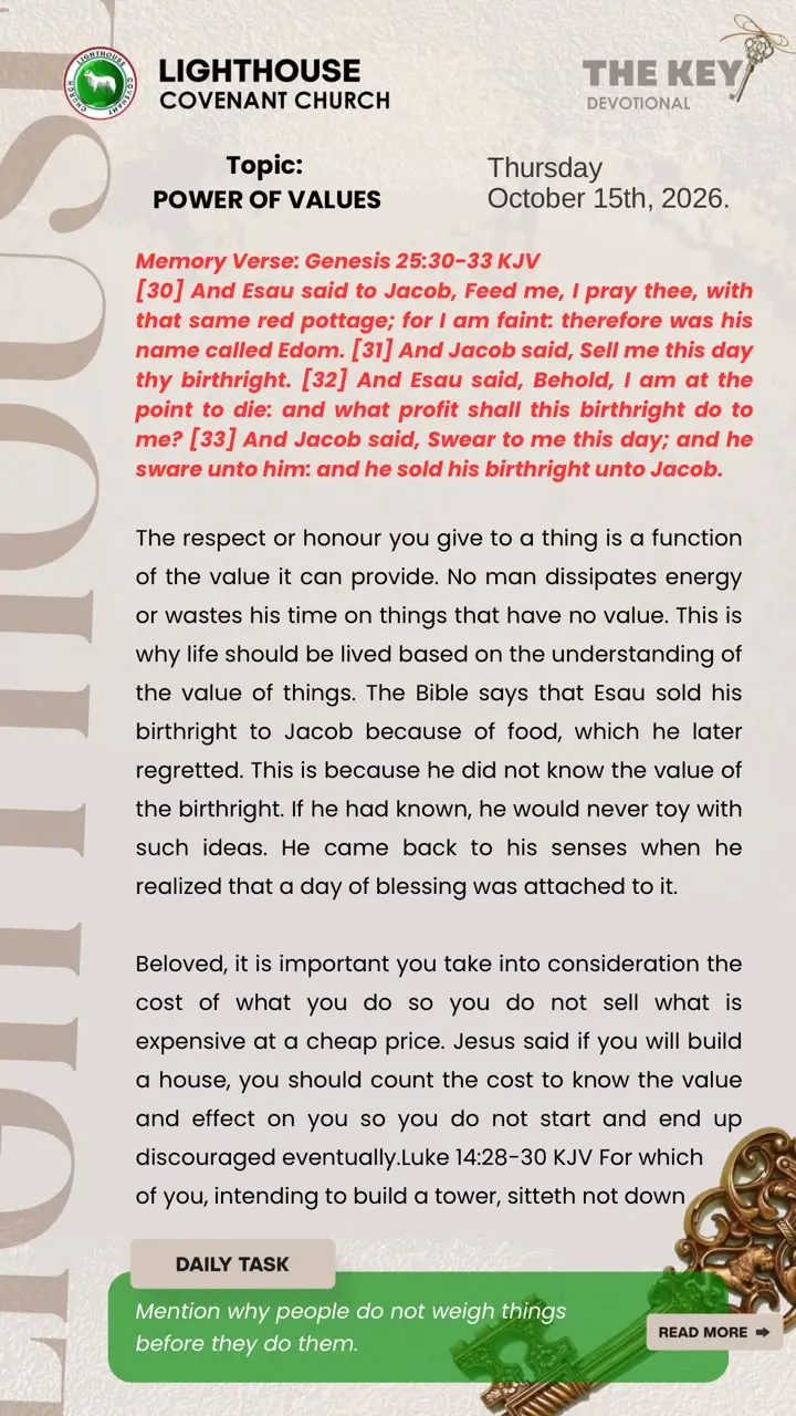 The Key Devotional