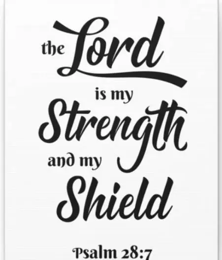 THE LORD IS MY STRENGTH AND MY SHIELD
There will be moments when we feel weak, overwhelmed or uncert...