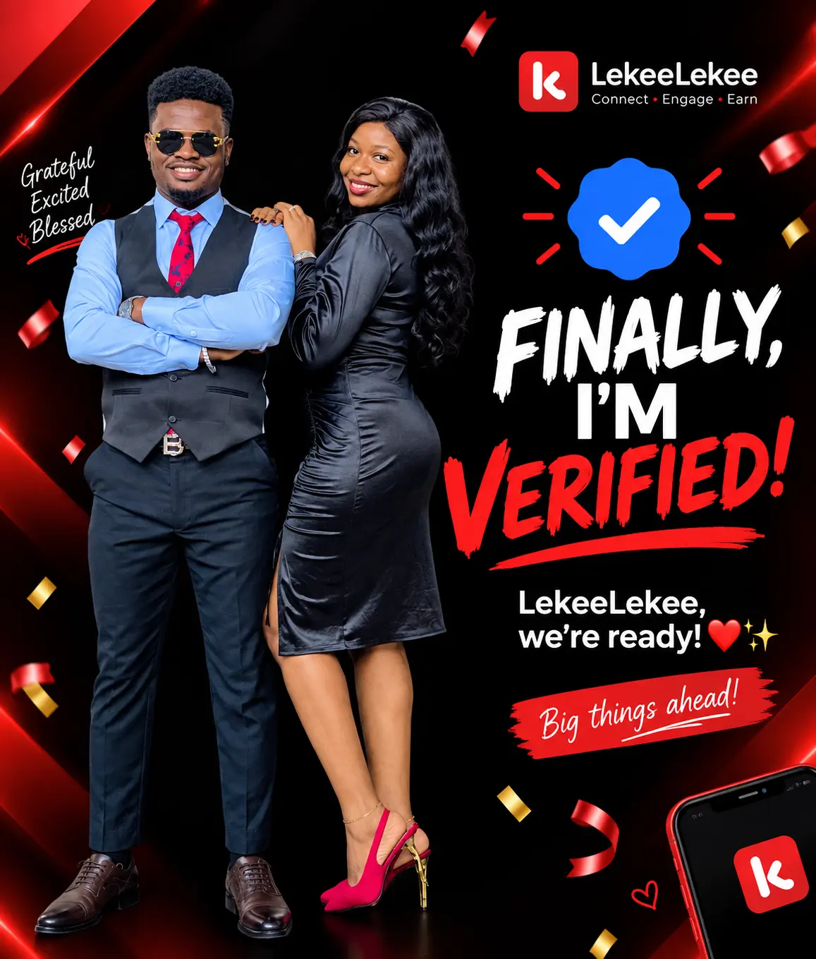 Officially verified on Lekeelekee family ✅🔵
A small badge, but a big reminder that we’re just get...