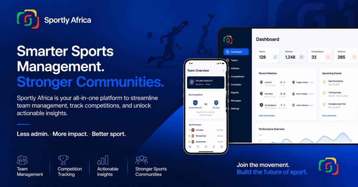 JOIN the movement - SportSmart, with SportlyAfrica
In today’s fast-paced world, smart sports admini...