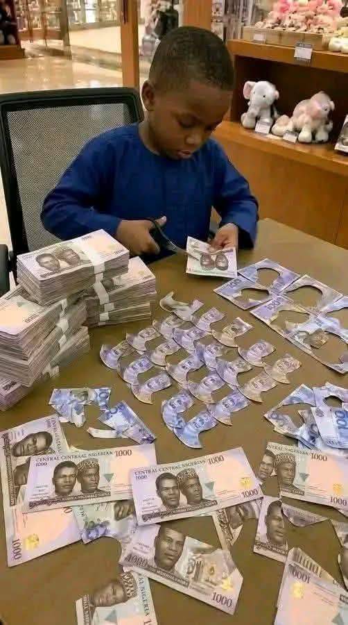 Imagine you coming back home and meeting your only son and child doing this to the money your Assoc...