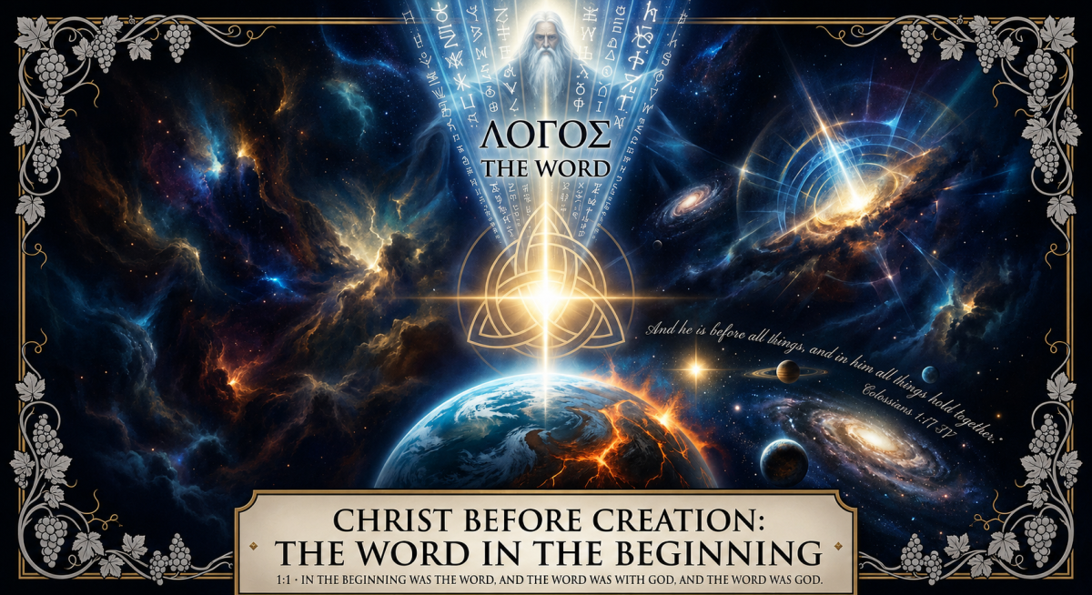 Christ Before Creation: The Word in the Beginning
"In the beginning was the Word, and the Word was...