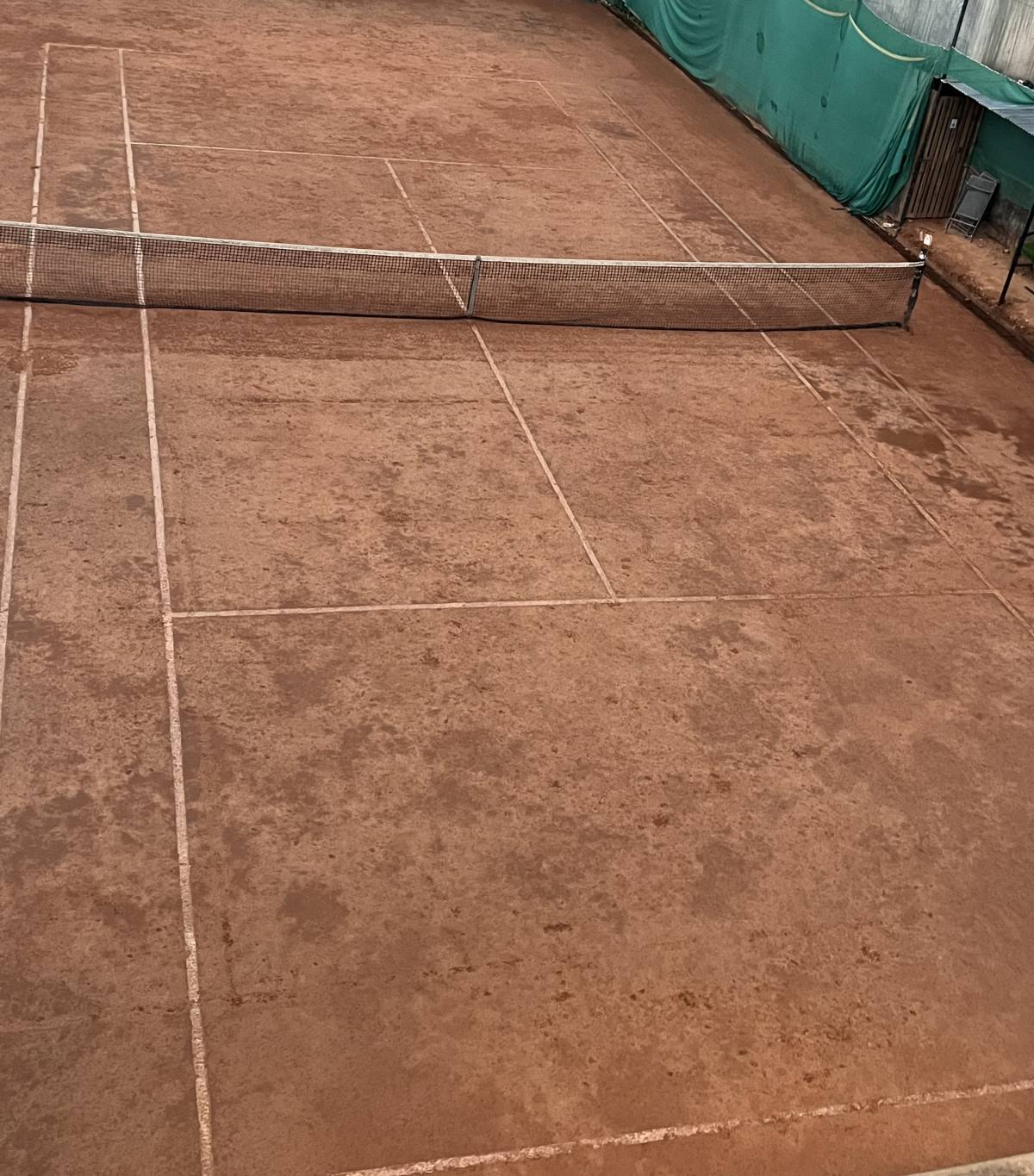 I'm liking clay courts more these days. #Tennis