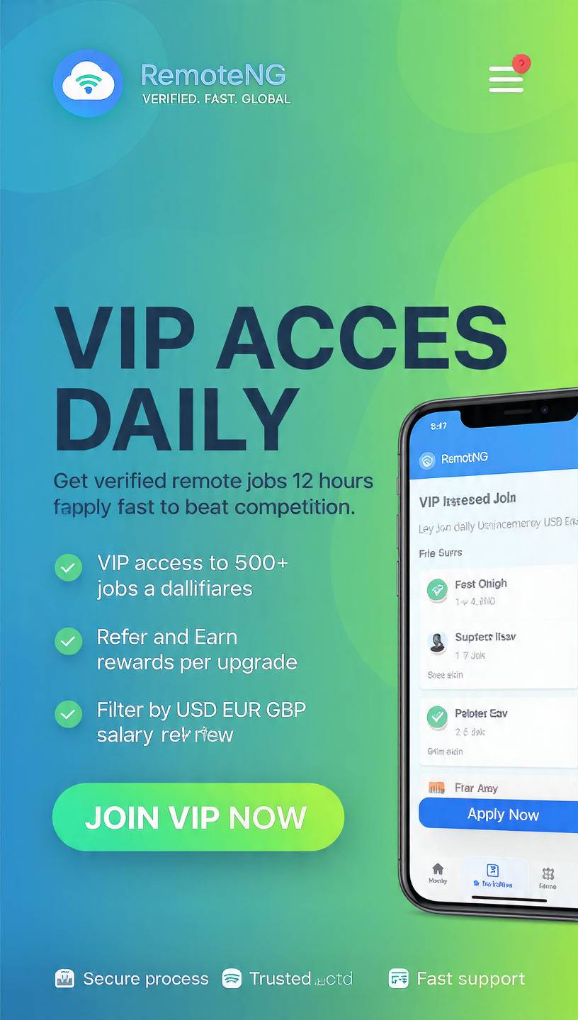 Title: Nigerian Remote Job Hunt? Here’s a Tool You Should Bookmark Tone: Professional, short, share...