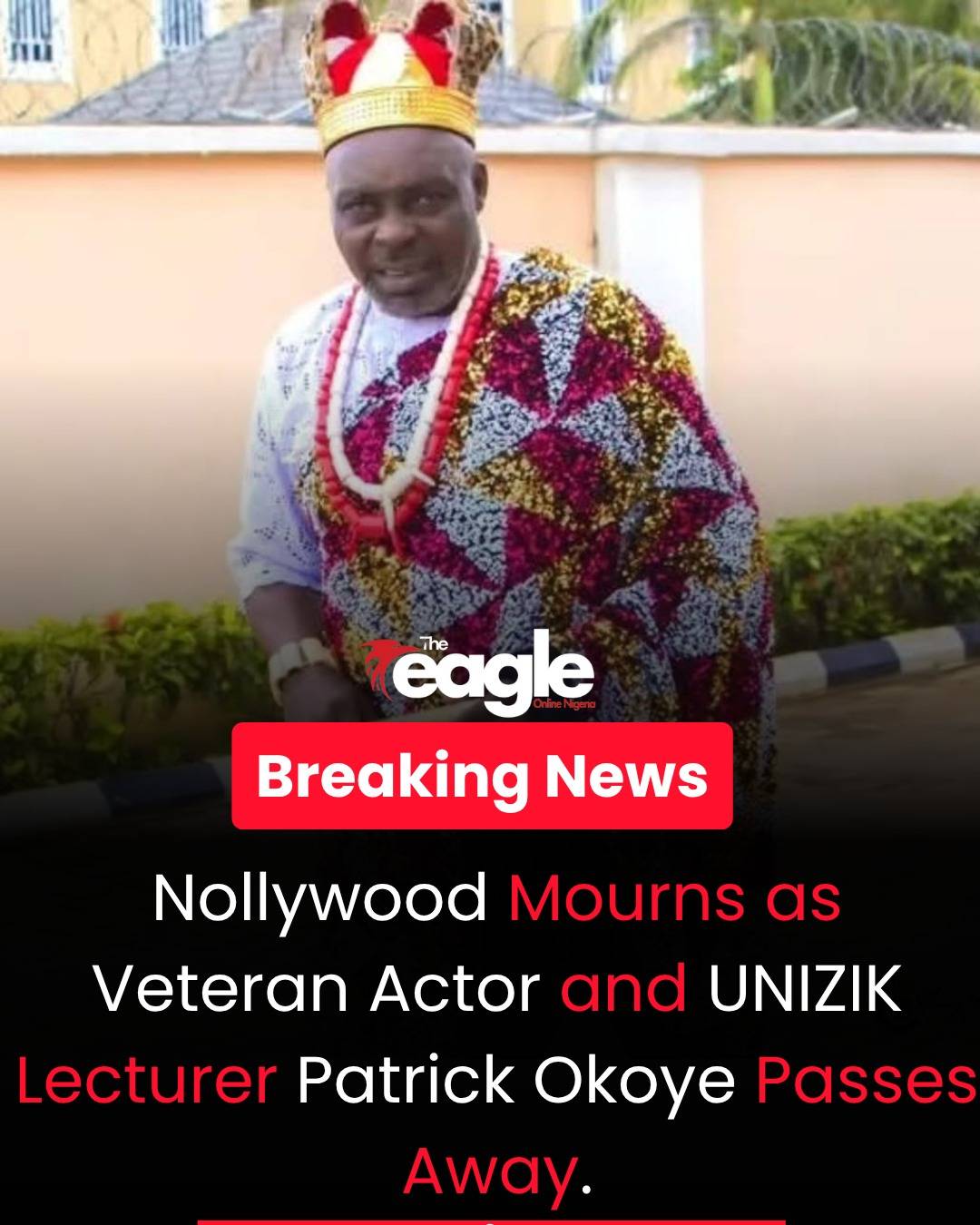 Nollywood Mourns as Veteran Actor and UNIZIK Lecturer Patrick Okoye D*es
Nollywood has been thrown...
