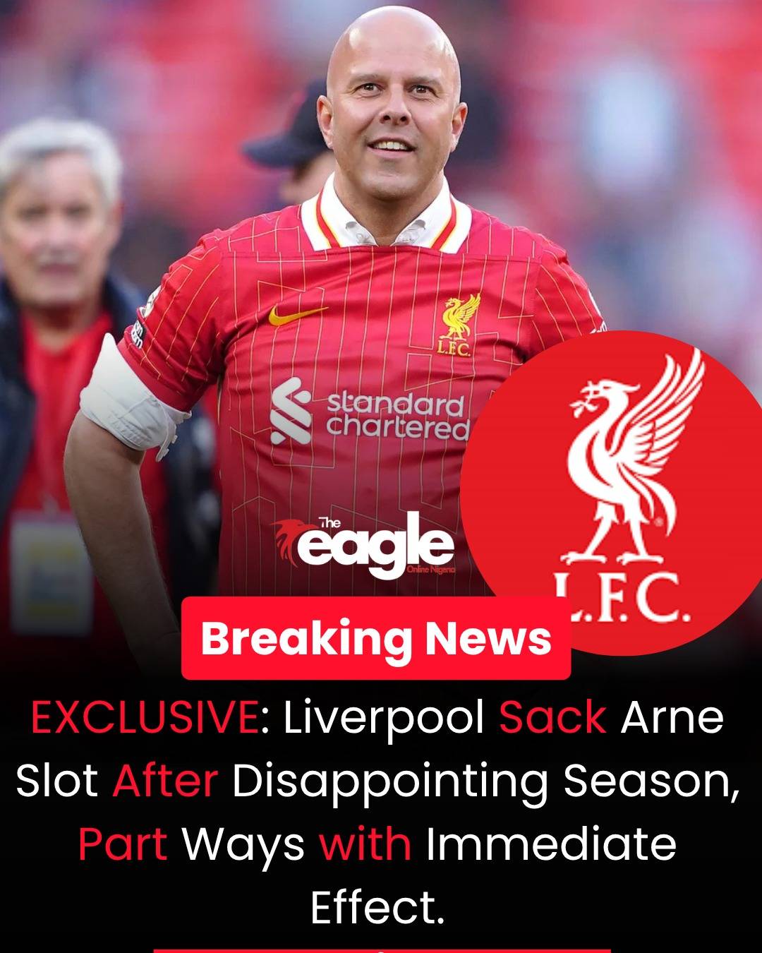 Liverpool have sacked Arne Slot following a disappointing season, with the club confirming his depar...