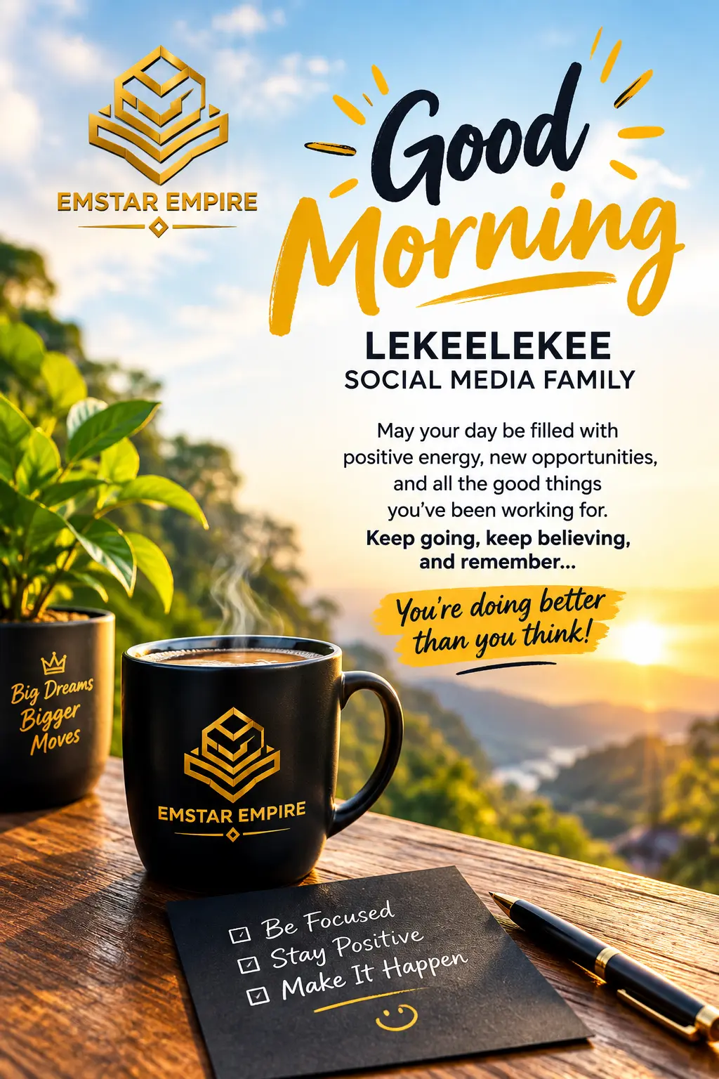 Beautiful morning, LEKEELEKEE family! ☀️
Step into today with faith, purpose, and a grateful heart....