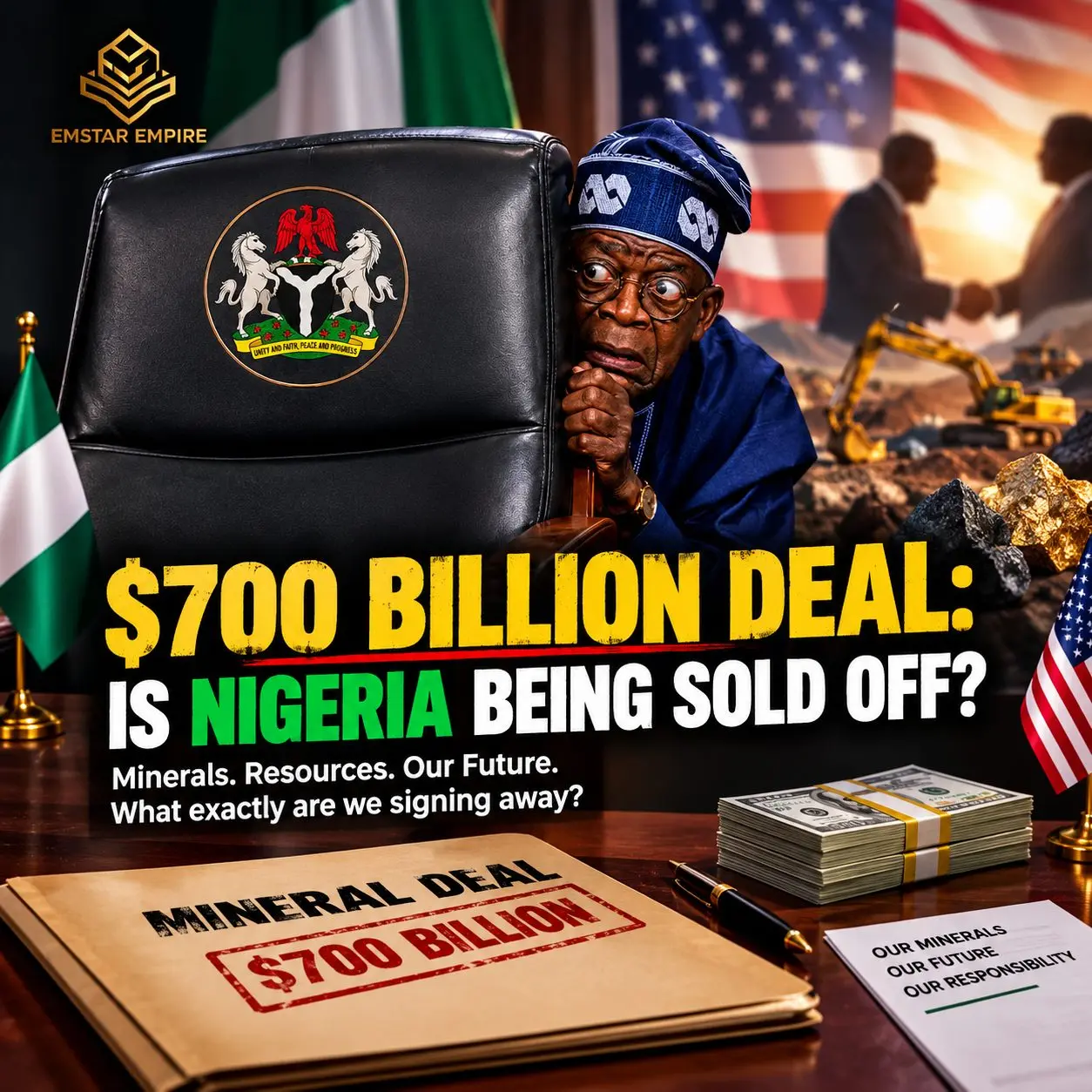 $700 BILLION DEAL? Nigerians, let’s get the facts straight.
Nigeria and the United States have sign...