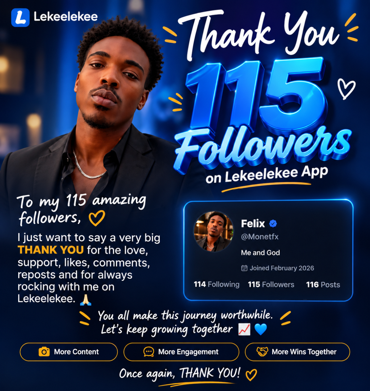 I love you all my amazing #Lekeelekee family