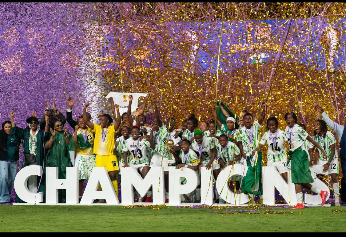 The Super Falcons continue to make Nigeria proud. 🇳🇬💚 Asisat Oshoala’s early strike secured a vital...