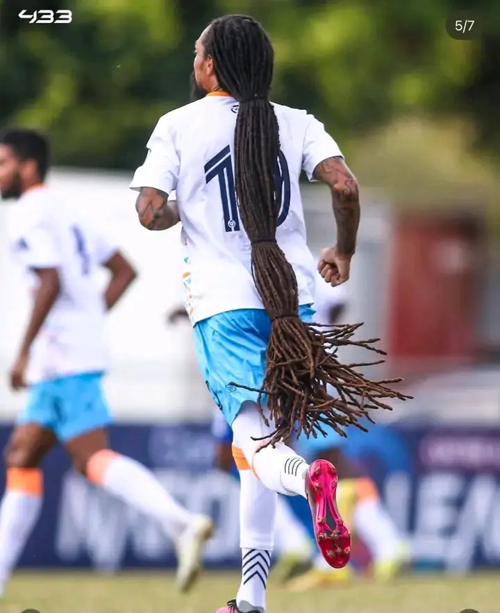 Trending news today in the football world.
Longest hair footballer got 2 opponents sent off on red...