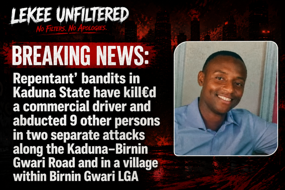 The irony is sickening. "Repentant" bandits. That's what they call them.
Fresh attacks by suspected...