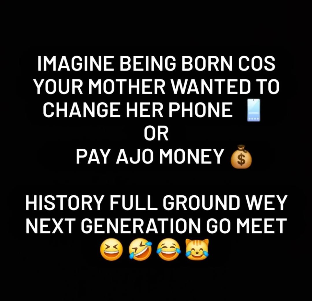 E go far😂😂