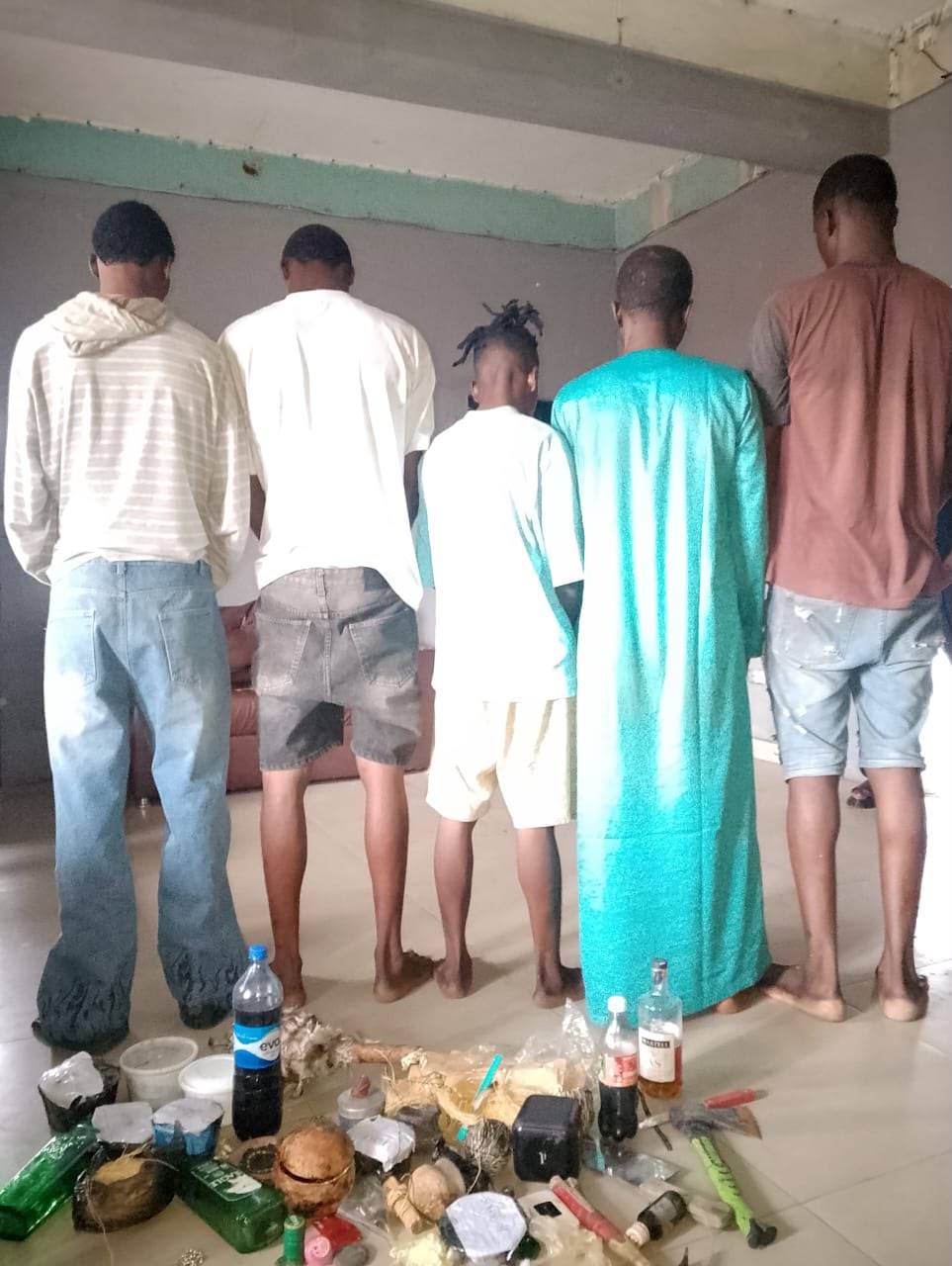 Five suspected cultist arrested in Lagos police raid, weapons, drugs recovered
By Florencemary Nwa...
