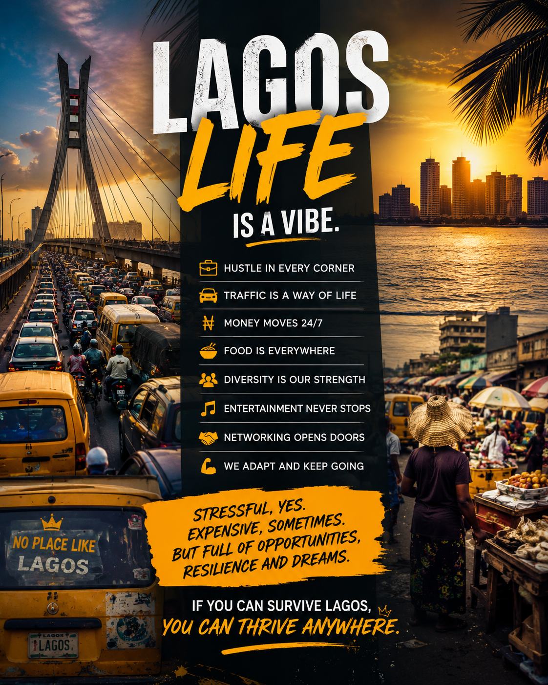 Lagos is often described as Nigeria in fast-forward. It's a crazy city of opportunity, ambition, res...