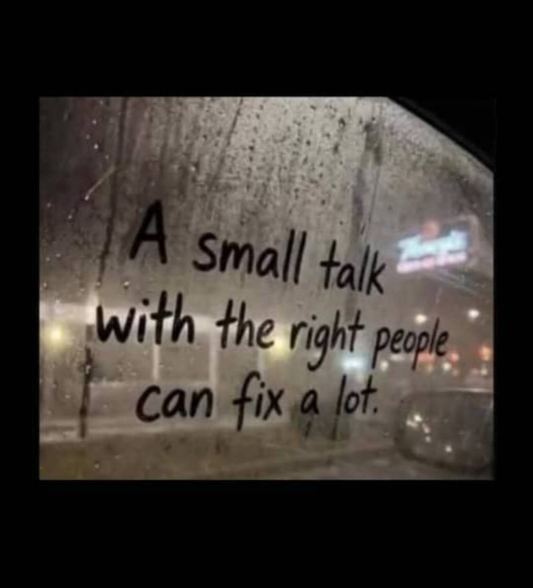 Normalize speaking out to the right people. It helps a lot. When you tend to swallow it all, it will...