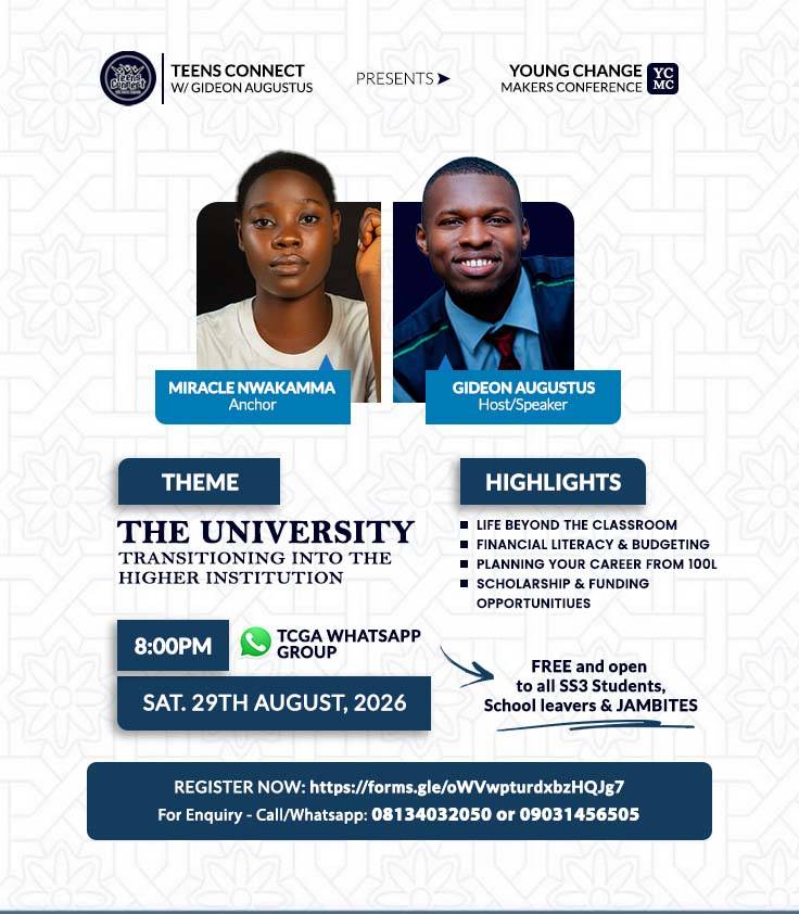 Dear LL Community,
I am so excited to announce our first online event...
π’ YOUNG CHANGE MAKERS CON...