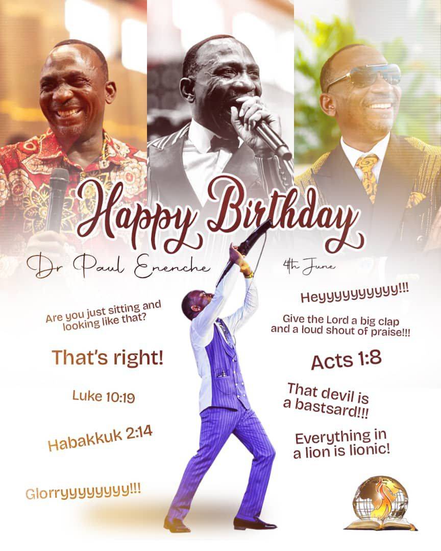 Happy Birthday, Dr. Paul Enenche! ๐๐ฆ
Today, we celebrate a father, mentor, revivalist, and kingdo...