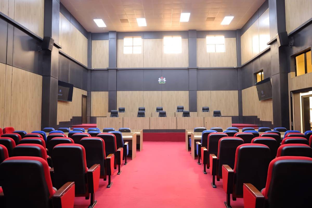 Behold the new Court of Appeal, Abuja Division, located at Dakibiyu, Jabi District, FCT, Abuja, whic...