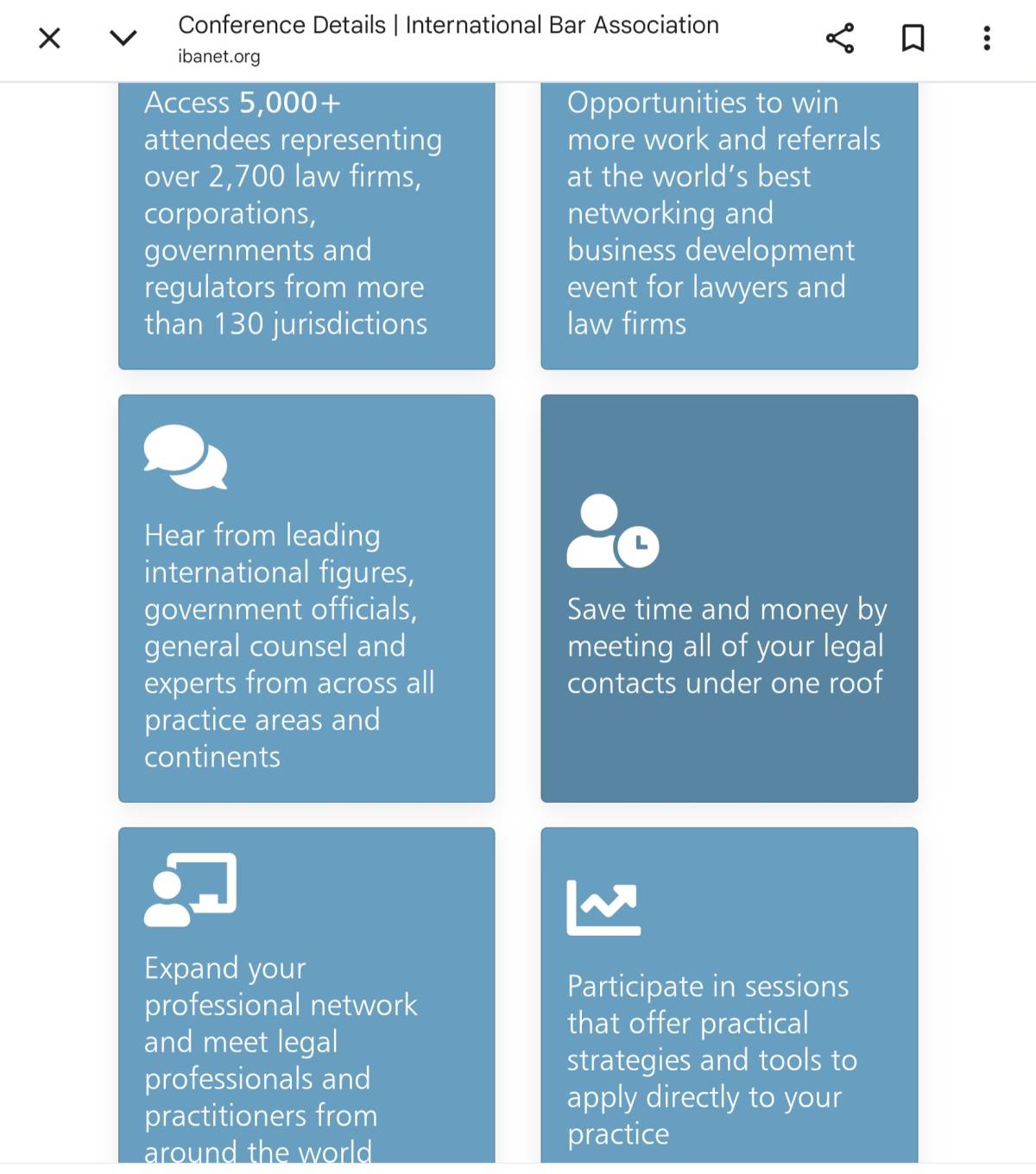 WHAT WILL IBA 2026 OFFER YOU?
Conference Details | International Bar Association https://share.goog...