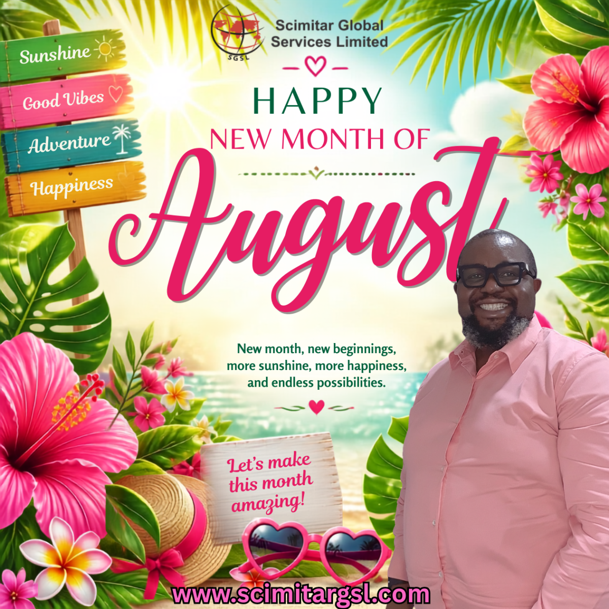 Happy New Month of August! We pray for new beginnings, a break from all disaster, more sunshine, mor...