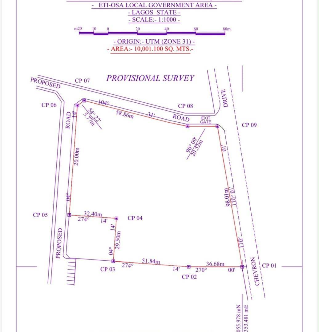 Land for sale
Prime commercial 10,000 SQM land on chevron drive, lekki, Lagos.
Location: Directly...