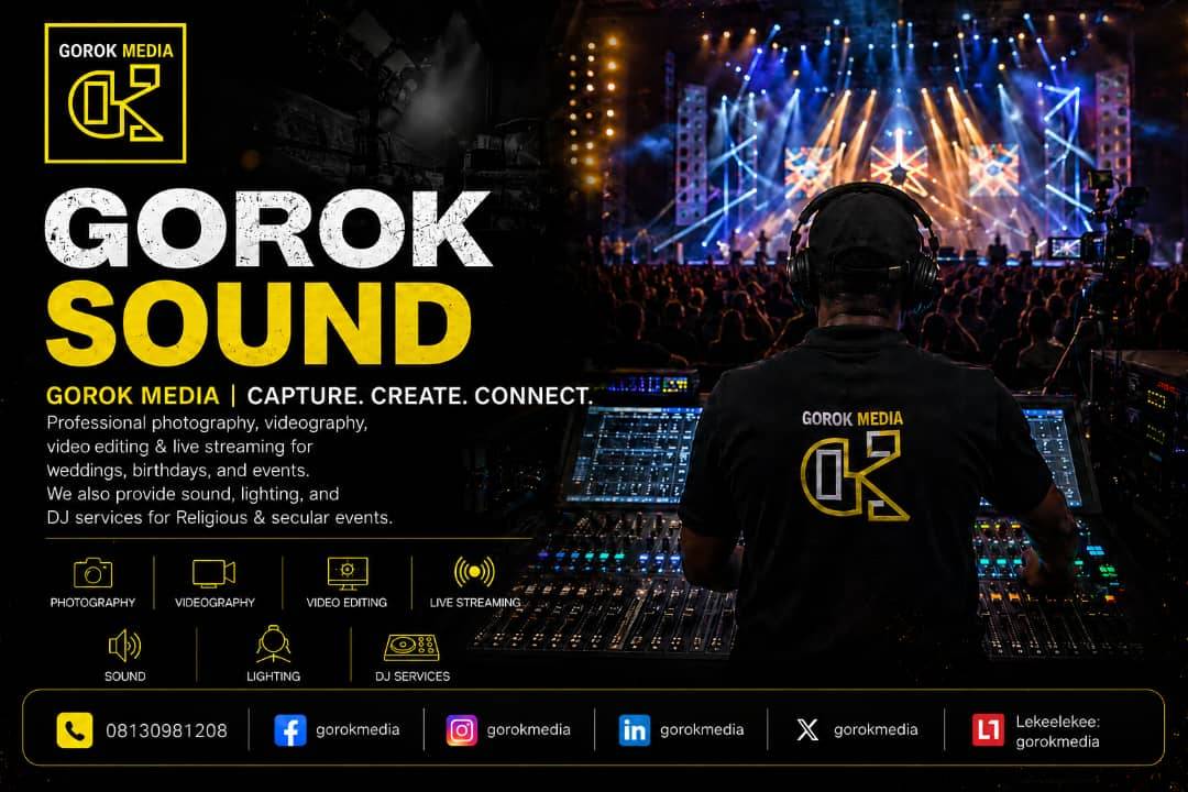 Welcome to Gorok Event Solutions.
We capture, We create and we connect.
Gorok Media provides expe...