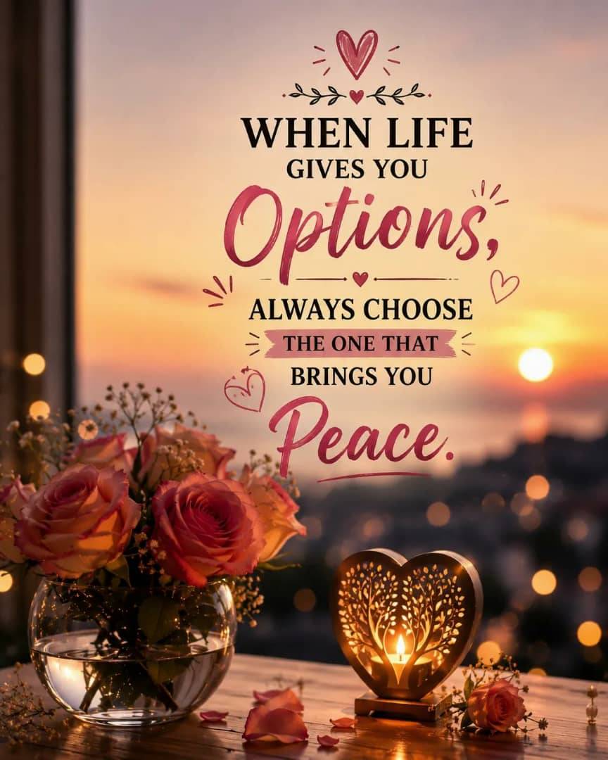 Your peace is priceless never forget ๐