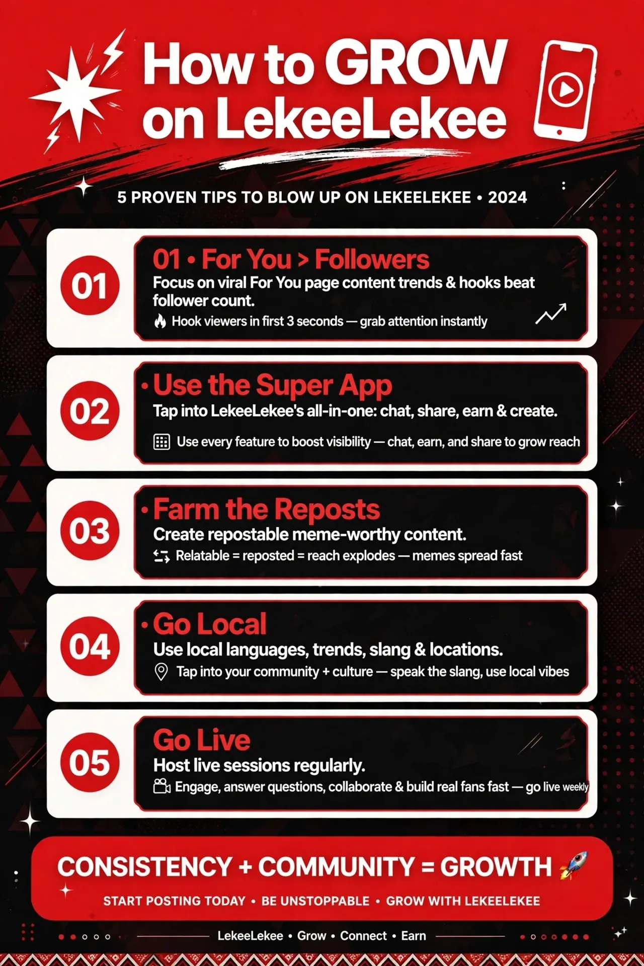 HOW TO ACTUALLY GROW ON LEKEE LEKEE ๐ (no cap)
I studied the algorithm since launch, here's the ch...