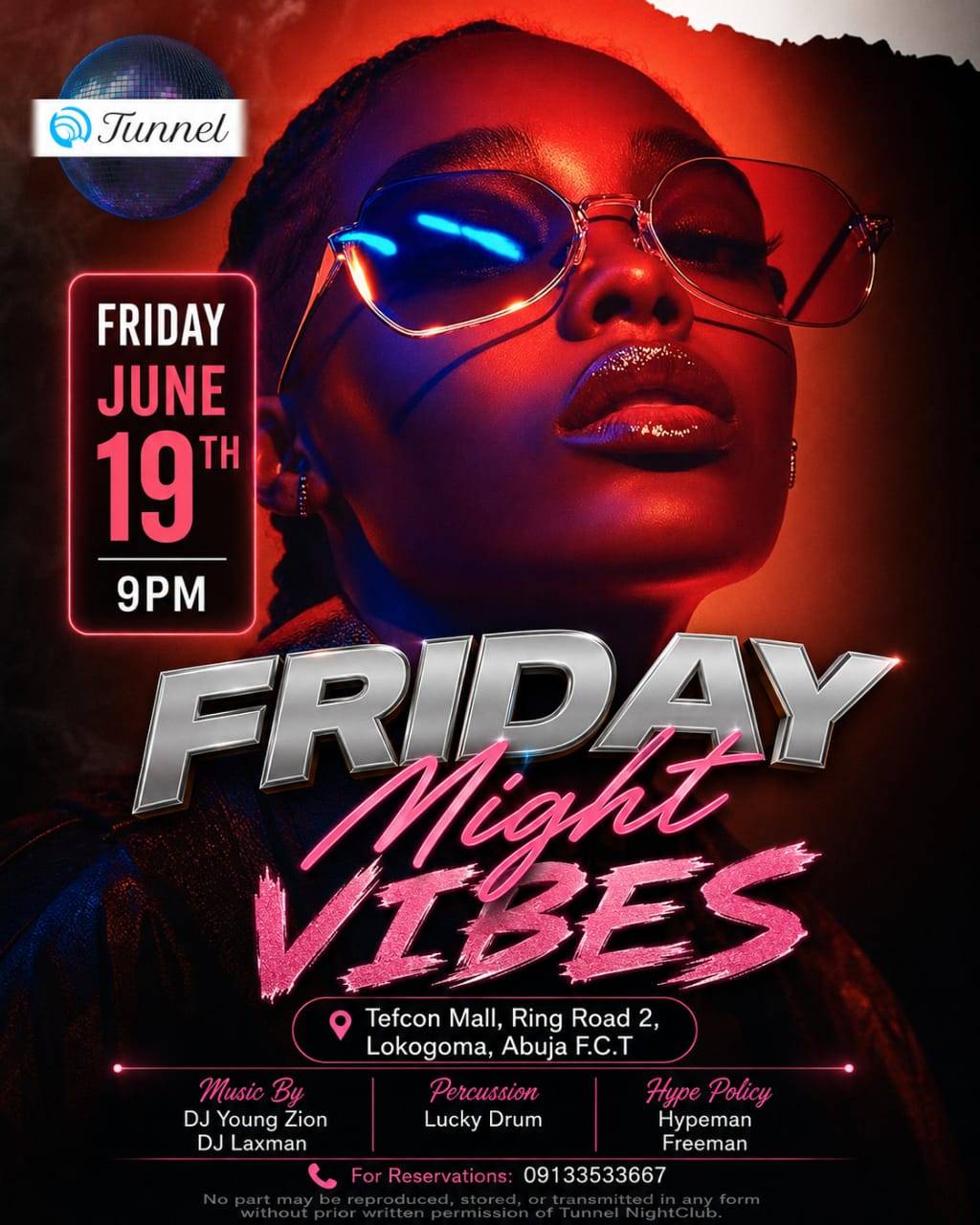 *FRIDAY NIGHT @TUNNEL - ๐ฅWe Party Hard !!!*
Great Music โข Amazing Vibes โข Unforgettable Night Gua...