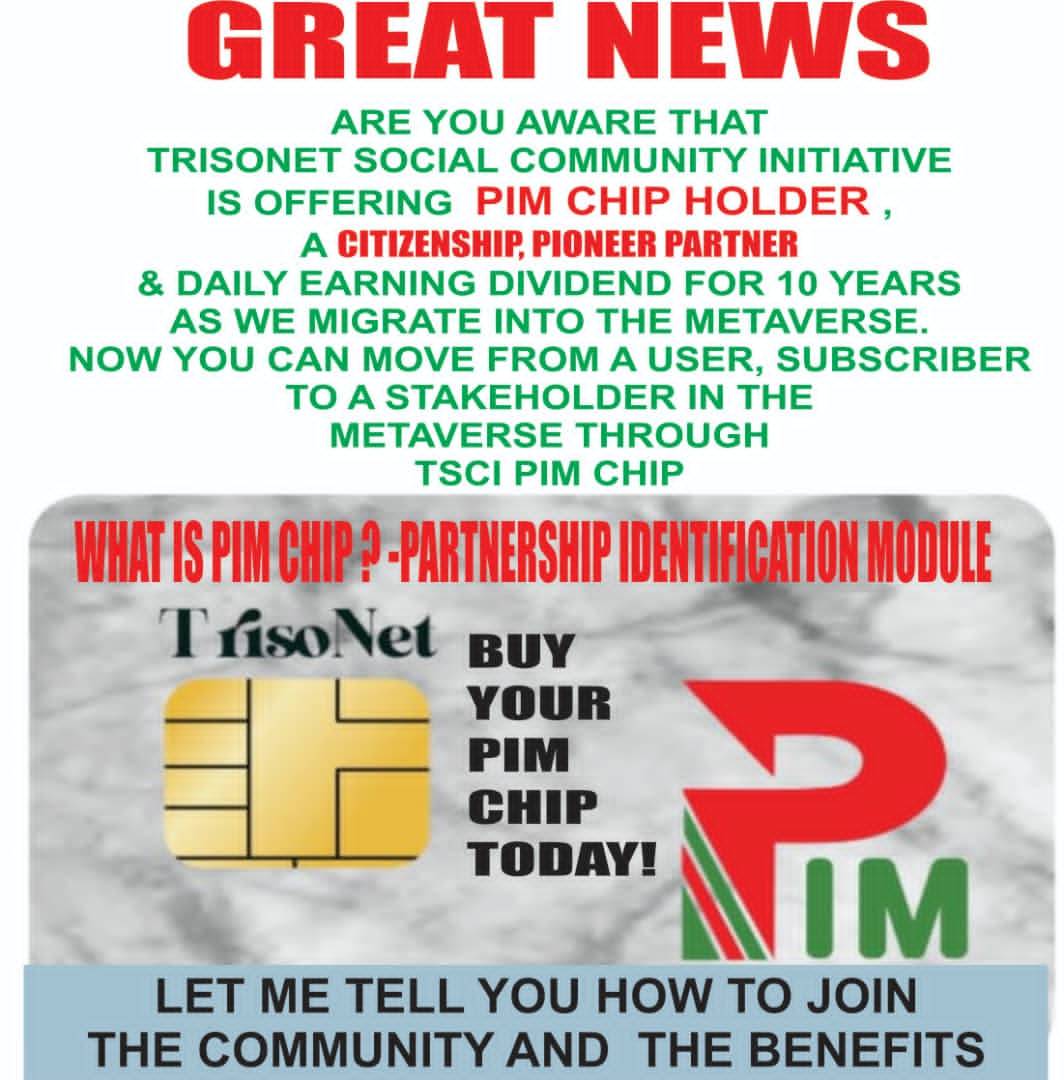 PIM card 💳 is Partnership identification module

SIM card is subscriber identification module

With...
