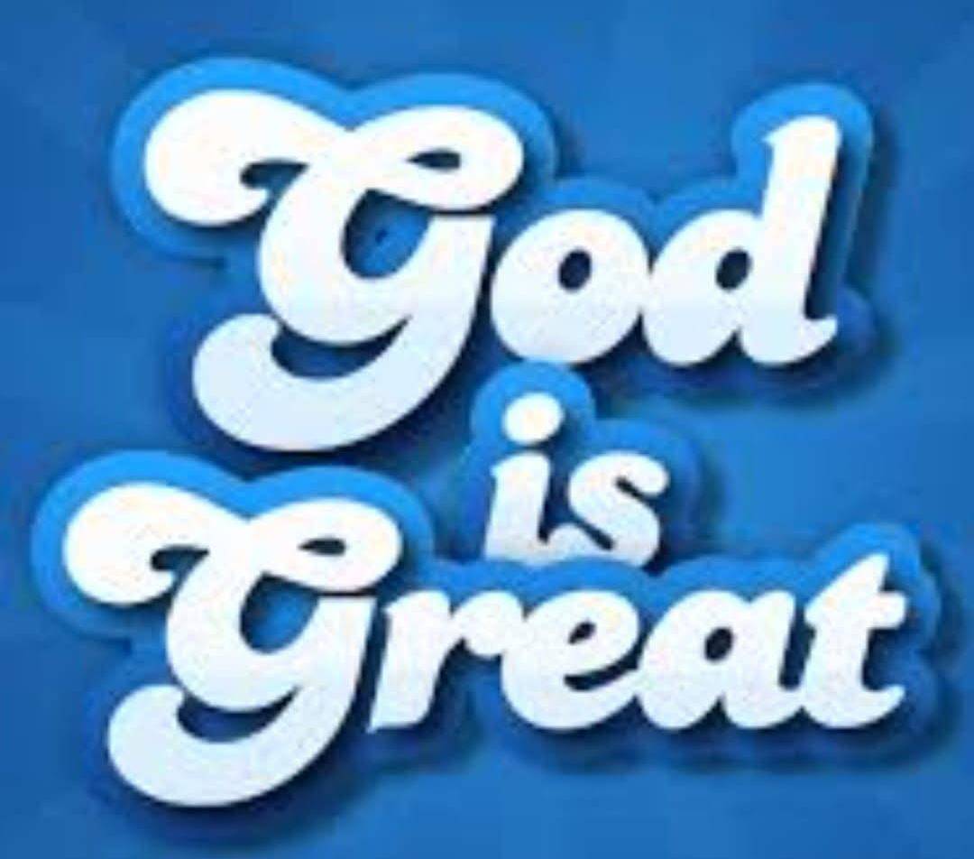 Have it in mind that God is truly great waking us from sleep.