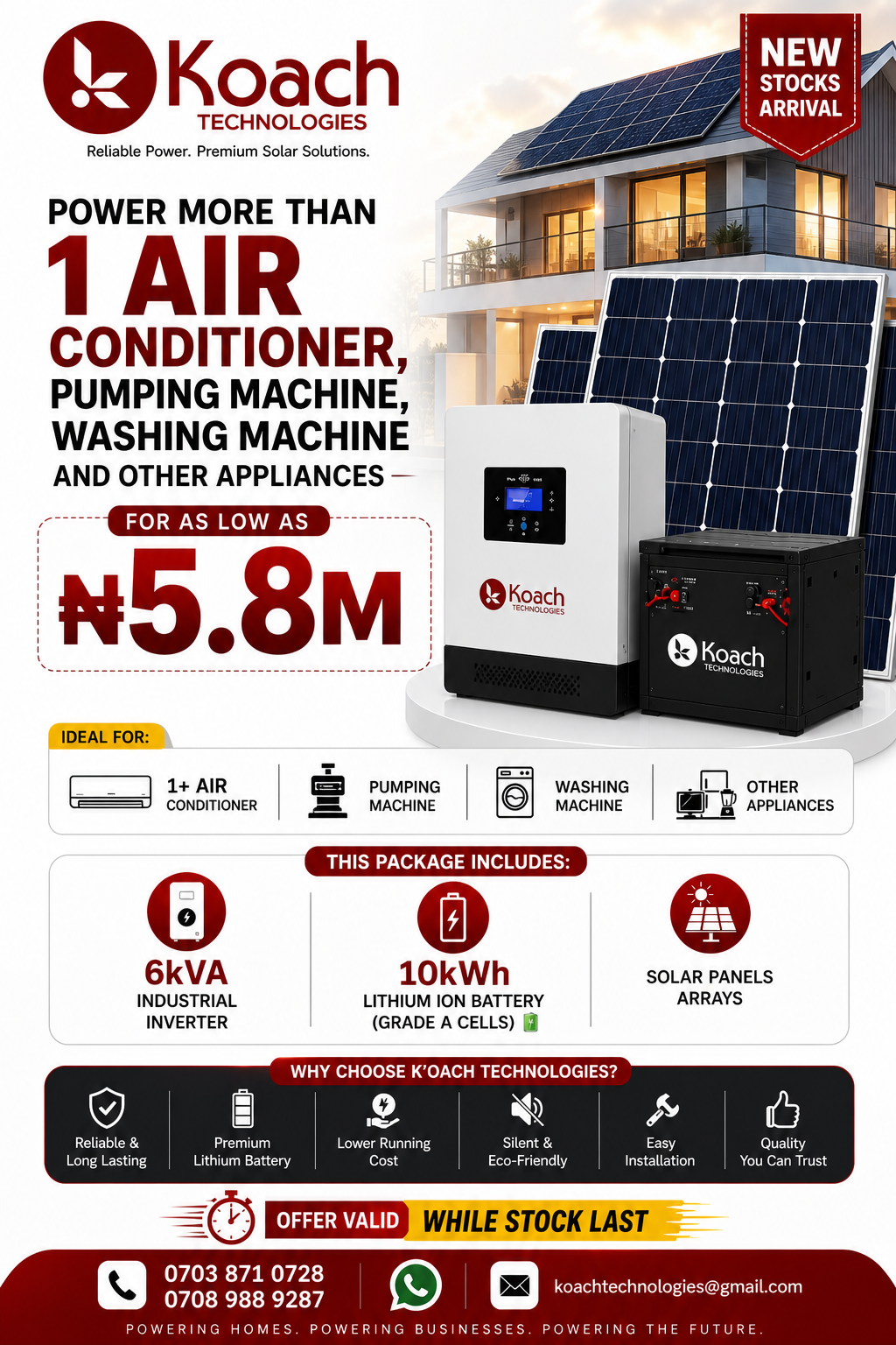 You don't have excuses for not going solar now.
#LekeeLekee #Trending #reginald #koachtechnologies