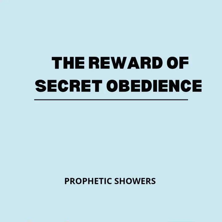 🌧️ PROPHETIC SHOWERS | MAY 8TH, 2026

THE REWARD OF SECRET OBEDIENCE |

📖 MATTHEW 6:4:
That THINE A...