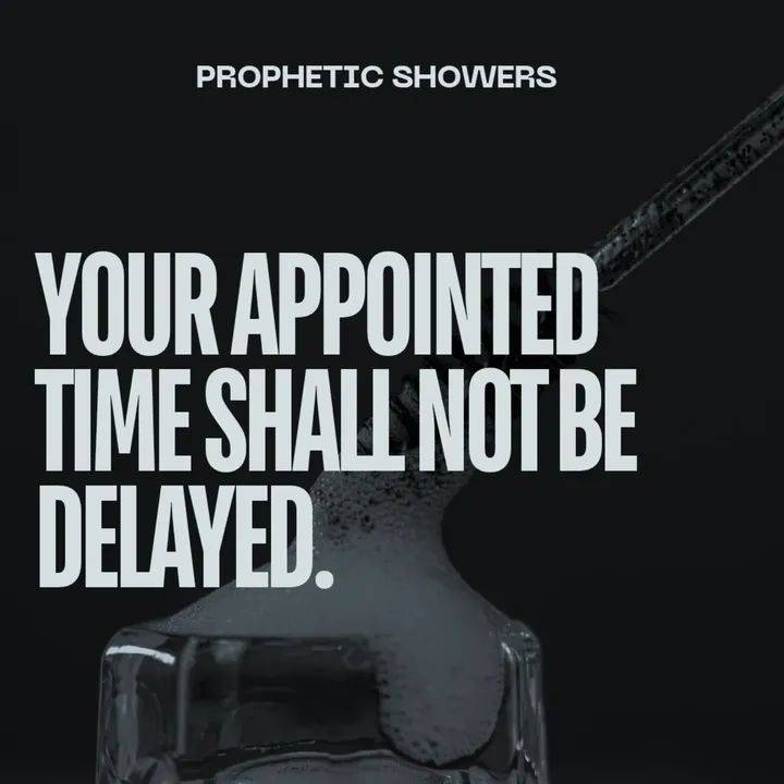 PROPHETIC SHOWERS | MAY 12TH, 2026
YOUR APPOINTED TIME SHALL NOT BE DELAYED |
๐ HABAKKUK 2:3 (KJV...