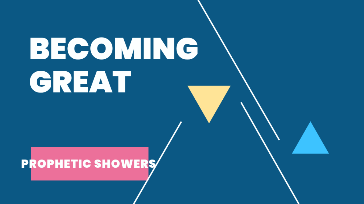 ๐ง PROPHETIC SHOWERS | MAY 29TH, 2026
BECOMING GREAT |
๐ GENESIS 11:4:
And they said, Go to, let...