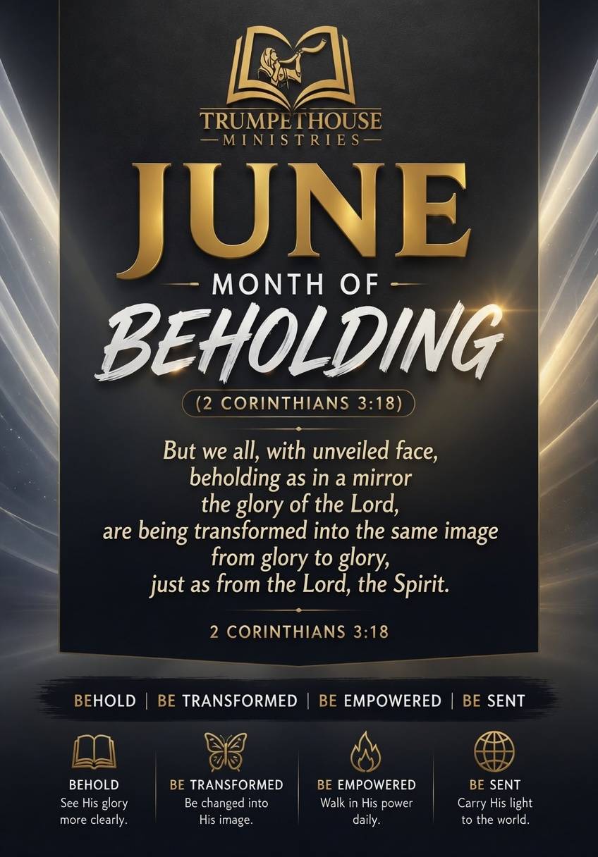 ๐ง PROPHETIC SHOWERS | JUNE 1ST, 2026
JUNE - THE MONTH OF BEHOLDING |
๐ 2 CORINTHIANS 3:18 (KJV)
B...