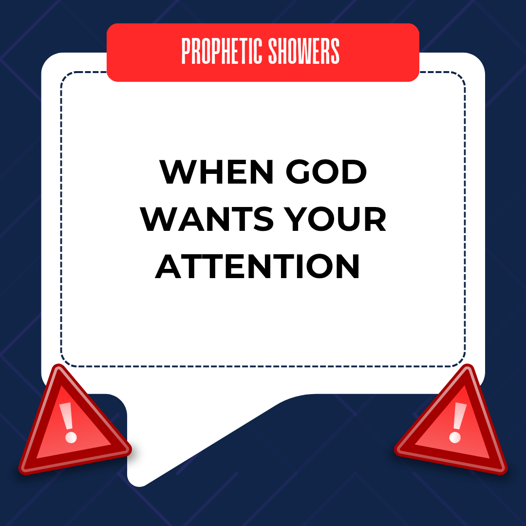 PROPHETIC SHOWERS | JUNE 2ND, 2026
WHEN GOD WANTS YOUR ATTENTION |
๐ HOSEA 12:10:
I HAVE ALSO SPO...