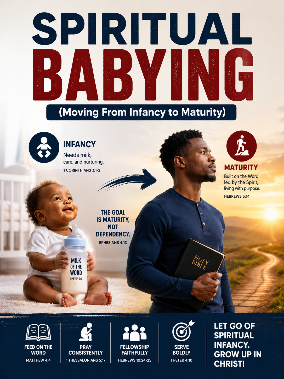 A Must Read…
SPIRITUAL BABYING |
(Moving From Infancy To Maturity)
Spiritual babying is the excess...