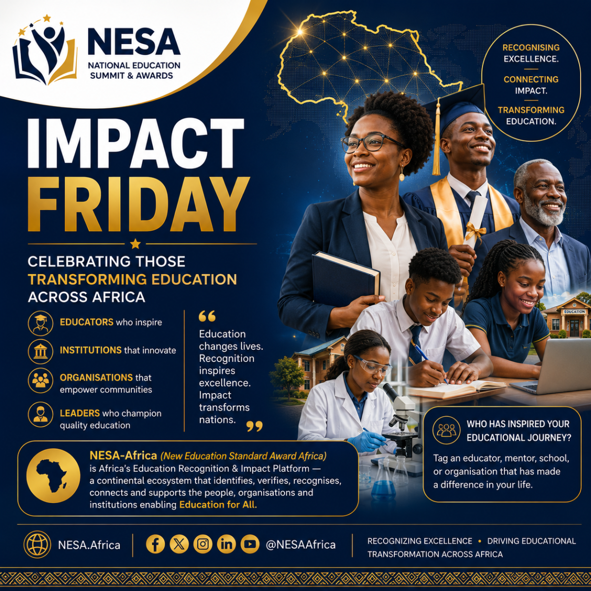 NESA Impact Friday | Celebrating Those Transforming Education
Education changes lives. Recognition...