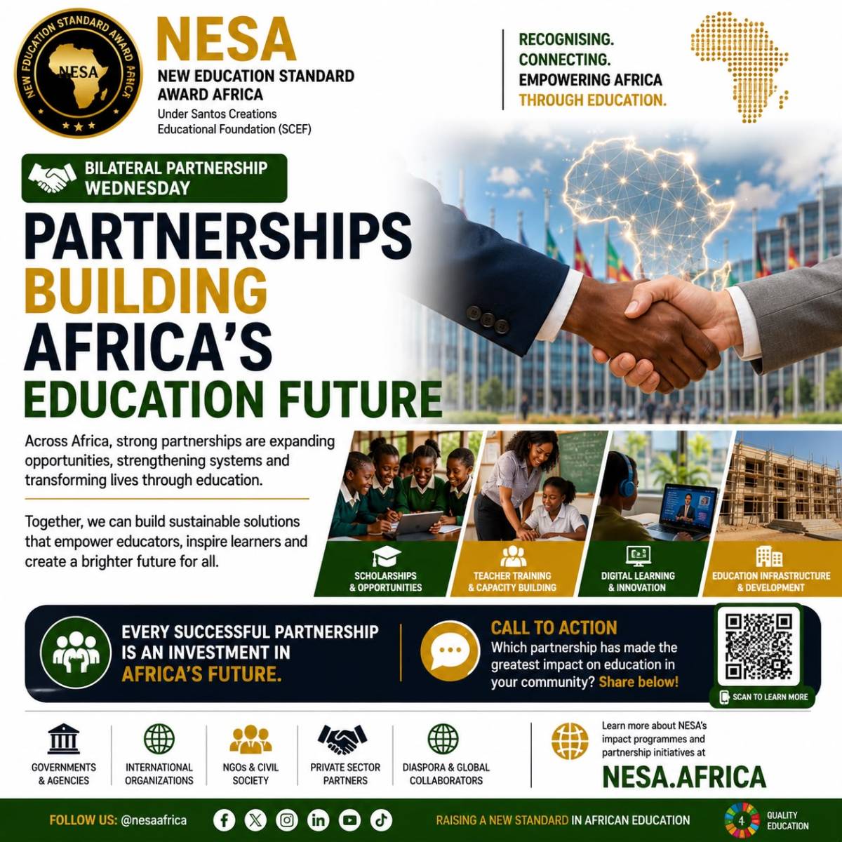 Bilateral Partnership Wednesday
Strong partnerships create stronger education systems.
Across Afri...