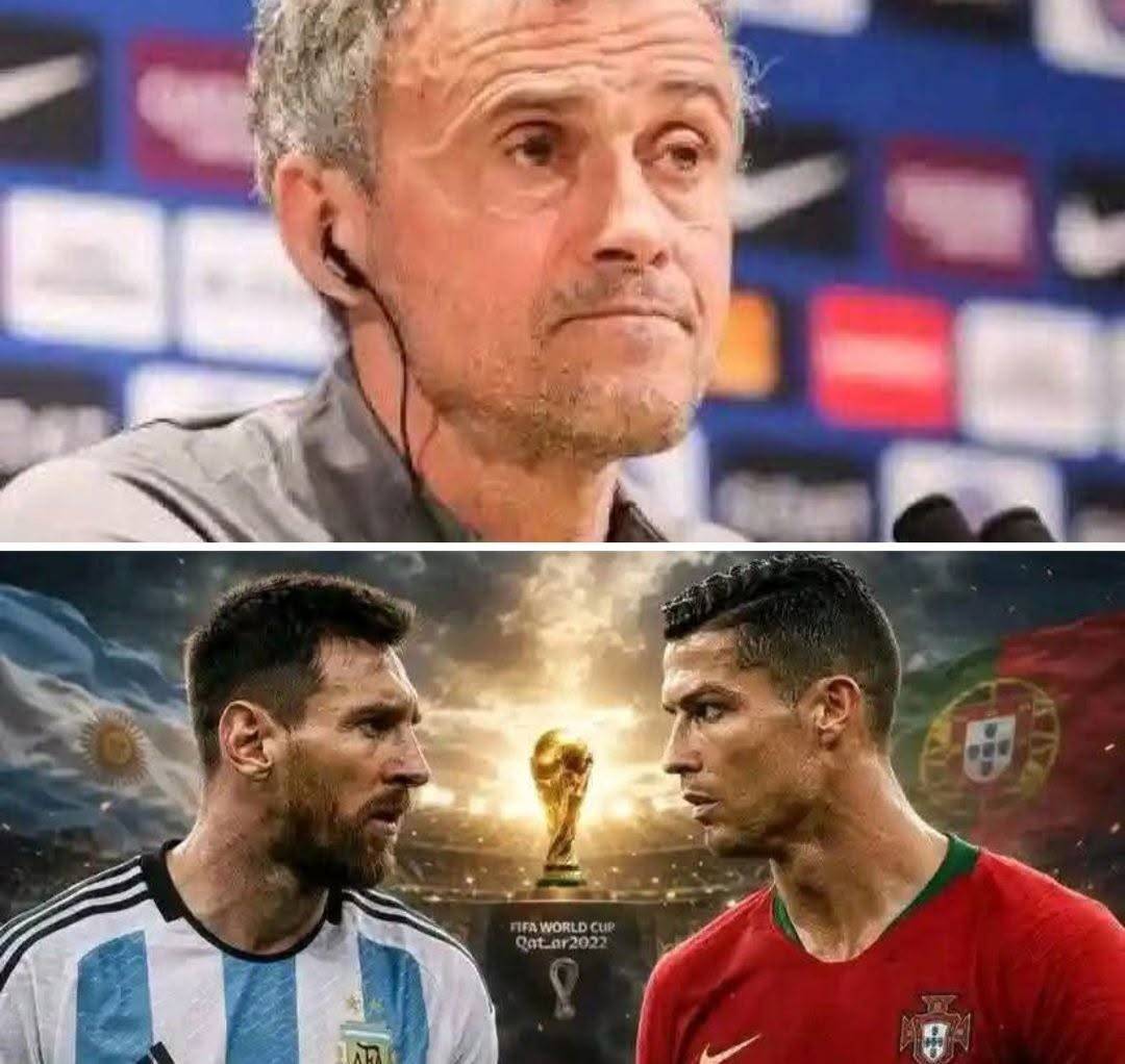 Luis Enrique on the greatest player between Lionel Messi and Cristiano Ronaldo after Messi’s record-...