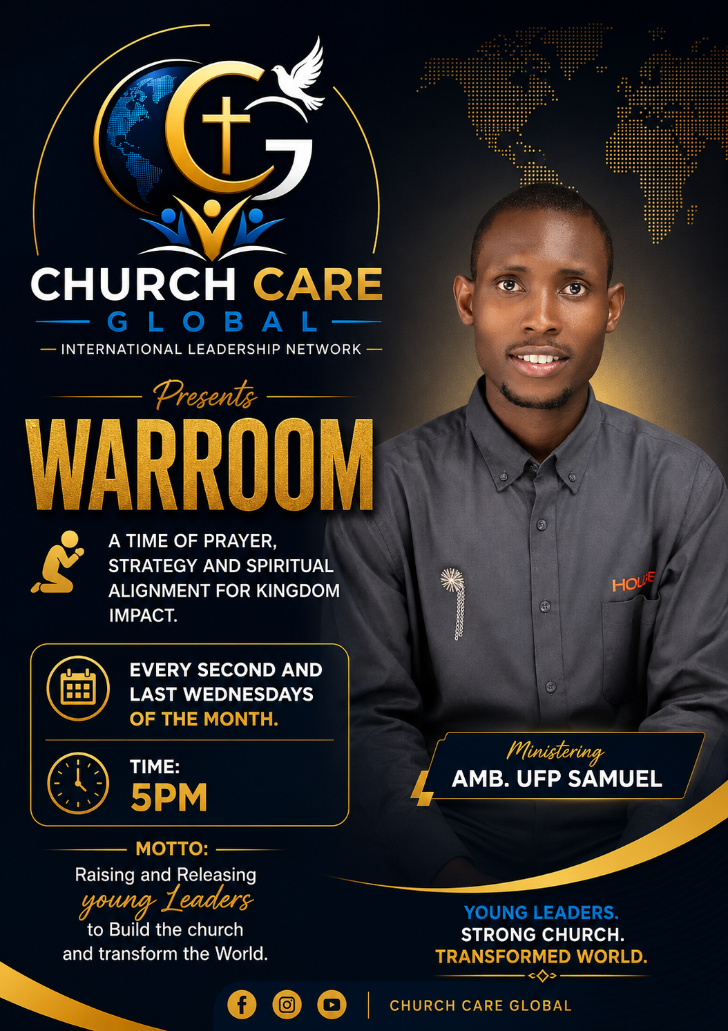 Join us as we plunge into the deep...
For Young Ministers and Leaders with the Heart of Gold...